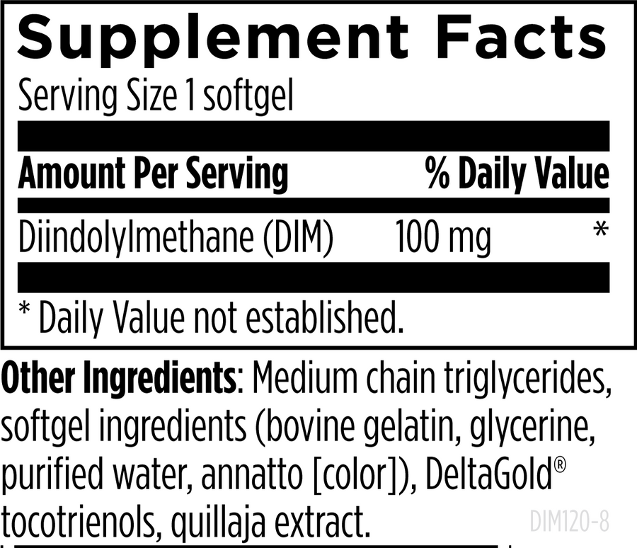 DIM-Evail™ 100 mg (120 softgels) , Designs for Health