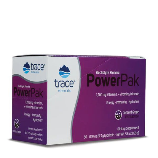 Electrolyte Stamina Power Pak - sabor Uva/Grape 1200 mg Vitamina C (paquete de 30/0.19 oz)