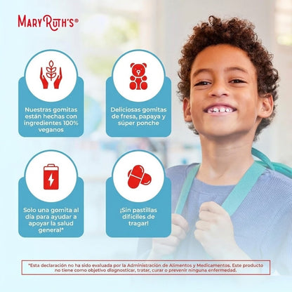 Multivitaminico para niños en gomitas / Kids Multivitamin Gummies, Strawberry Papaya & Super Punch, 60 ct