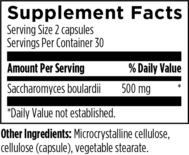 Probiótico FloraMyces™ (60 veg caps), Designs for Health