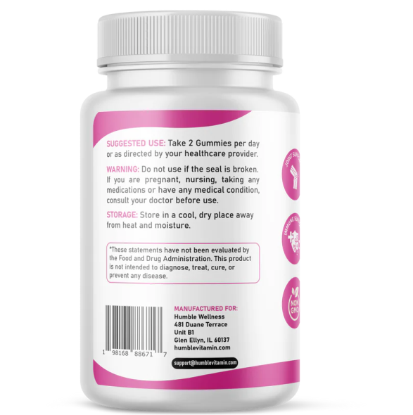 Gomitas de Colágeno Múltiple (60 gomitas) / Beauty Multi Collagen Gummies