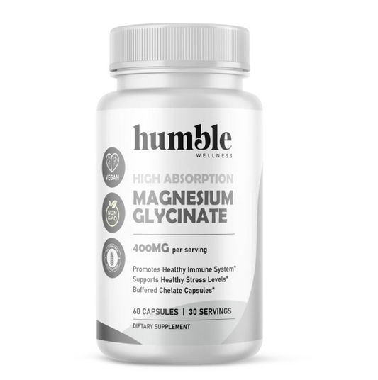 Glicinato de Magnesio de Alta Absorción 400mg(60 caps)/ High Absorption Magnesium Glycinate