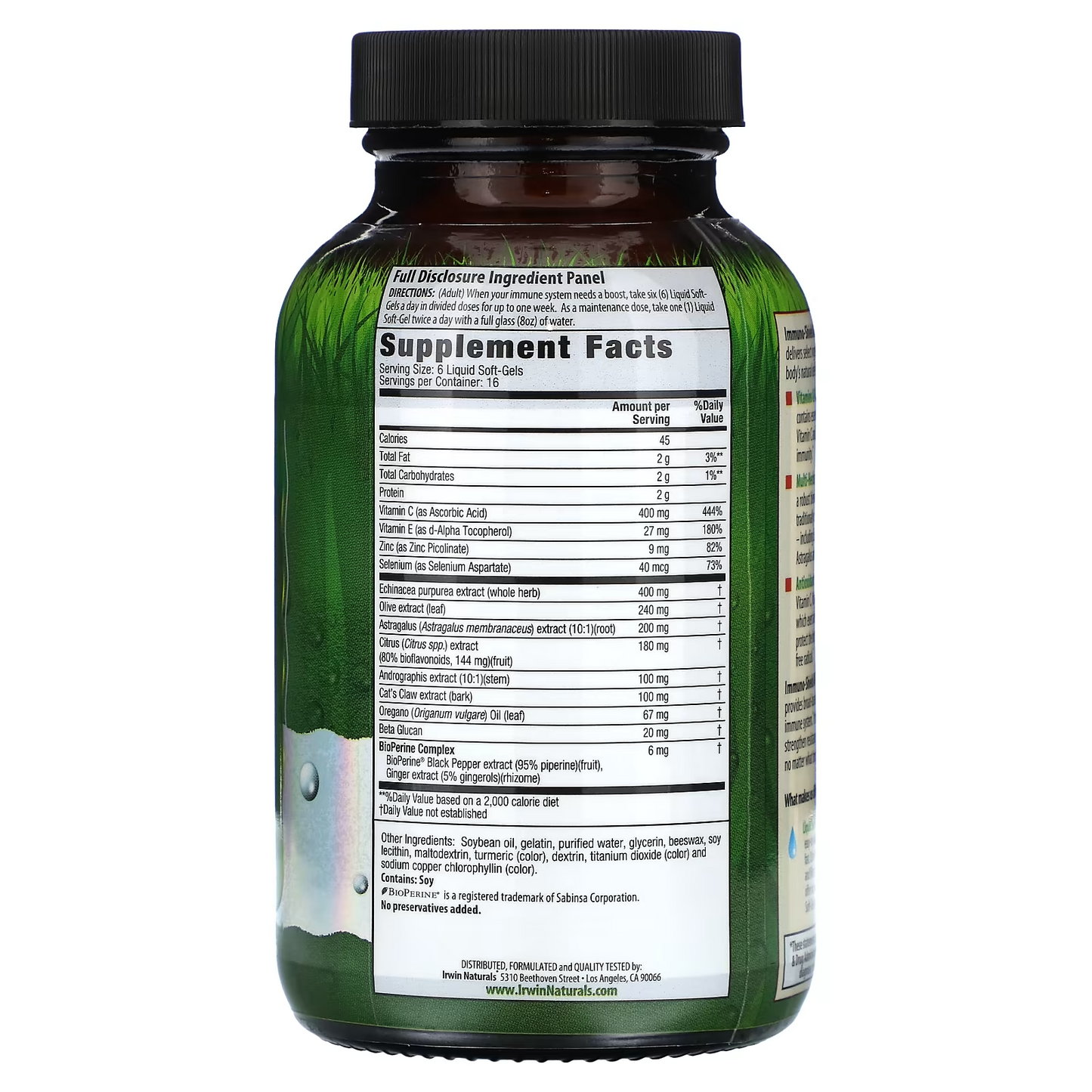 CC Immuno-Shield (100 softgels), Irwin Naturals
