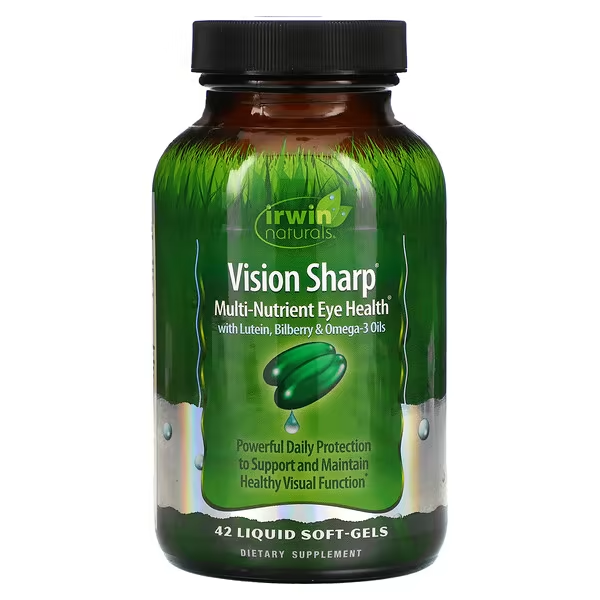 CC Vision Sharp, Multi-Nutriente para Ojos (42 softgels), Irwin Naturals