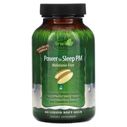 Poder para Dormir PM (50 softgels) Sin Melatonina, Irwin Naturals