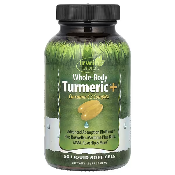 Complejo de Cúrcuma + Curcumina C3 (60 softgels), Irwin Naturals