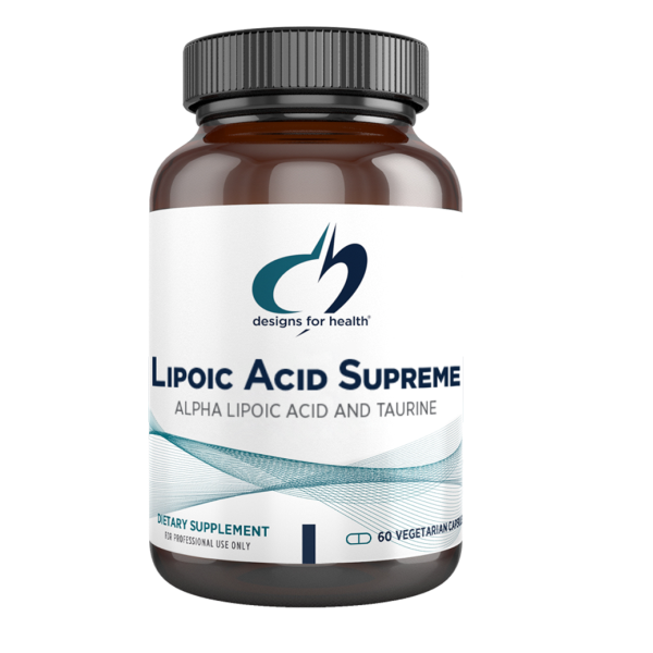 Ácido Lipoico Supremo 300 mg (60 veg caps), Designs for Health