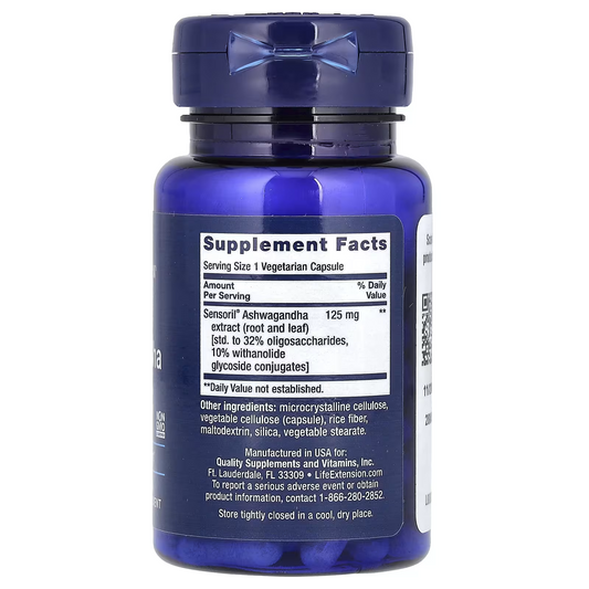 Ashwagandha optimizada (60 vcaps) / Optimized Ashwagandha (60 vcaps)