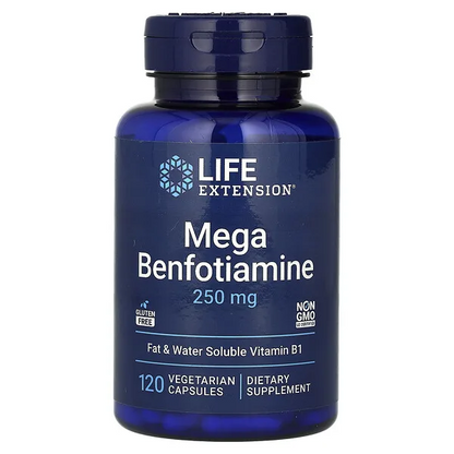 Megabenfotiamina 250mg (120 vcaps) / Mega benfotiamine 250mg (120 vcaps)