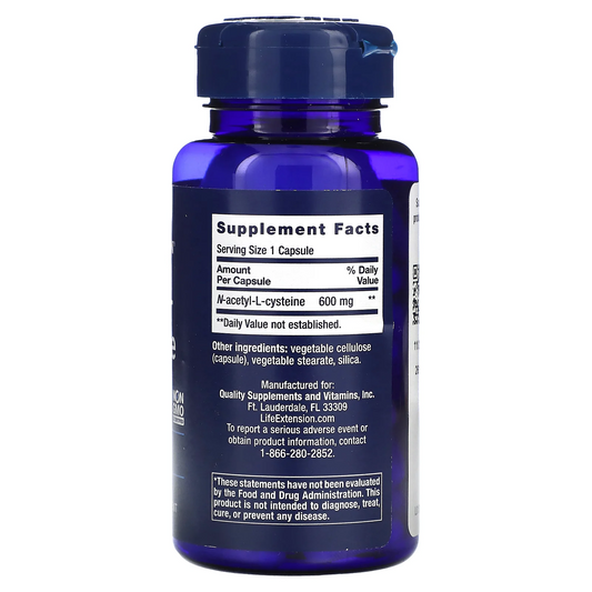 N-acetil-L-cisteína (NAC) 600 mg / N-Acetyl-L-Cysteine (NAC) 600 mg