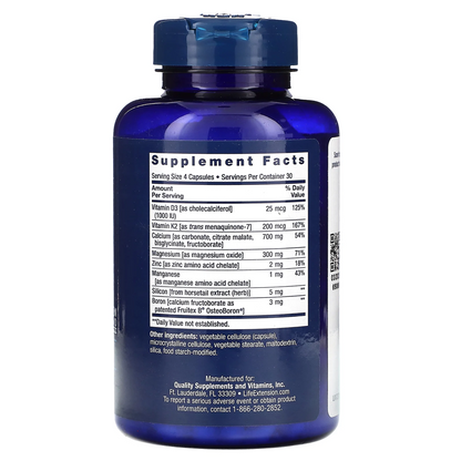 Restauración ósea con vitamina K2 (120 caps) / Bone Restore with Vitamin K2 (120 caps)