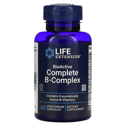 Complejo B completo bioactivo (60 vcaps) / BioActive Complete B-Complex (60vcaps)