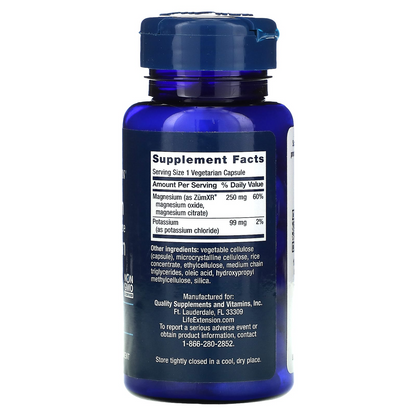 Potasio con magnesio de liberación prolongada (60vcaps) / Potassium with Extend-Release Magnesium (60 vcaps)
