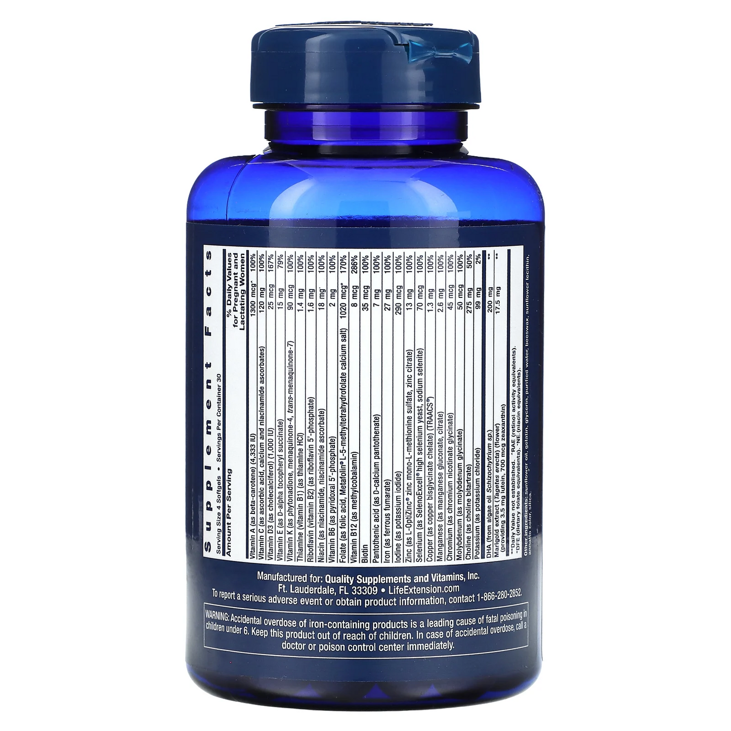 Complejo prenatal (120 caps blandas) / Prenatal Advantage (120 softgels)