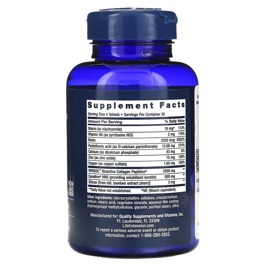 Colágeno Plus para Cabello, Piel & Uñas (120 tabs)/Hair, Skin & Nails, Collagen Plus Formula