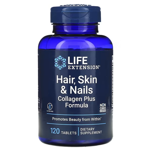 Colágeno Plus para Cabello, Piel & Uñas (120 tabs)/Hair, Skin & Nails, Collagen Plus Formula