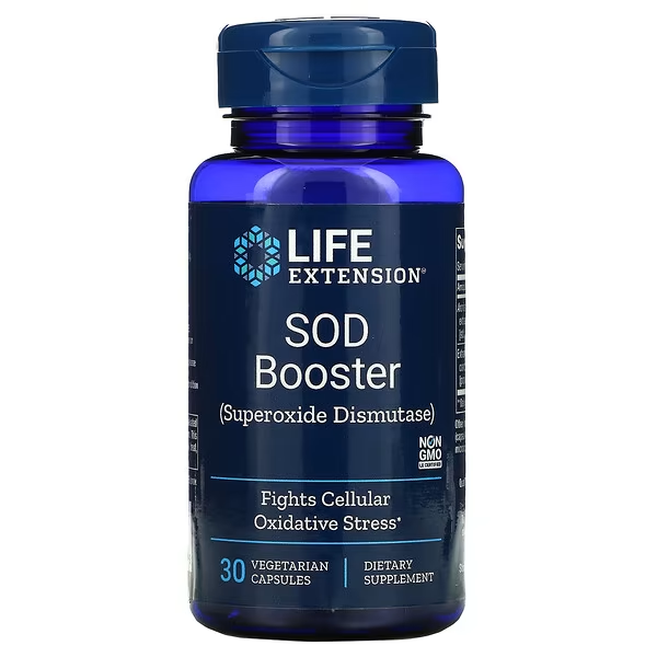 Refuerzo de Super Óxido Dismutasa (30 veg caps) / SOD (Superoxide Dismutase) Booster (30 veg caps)