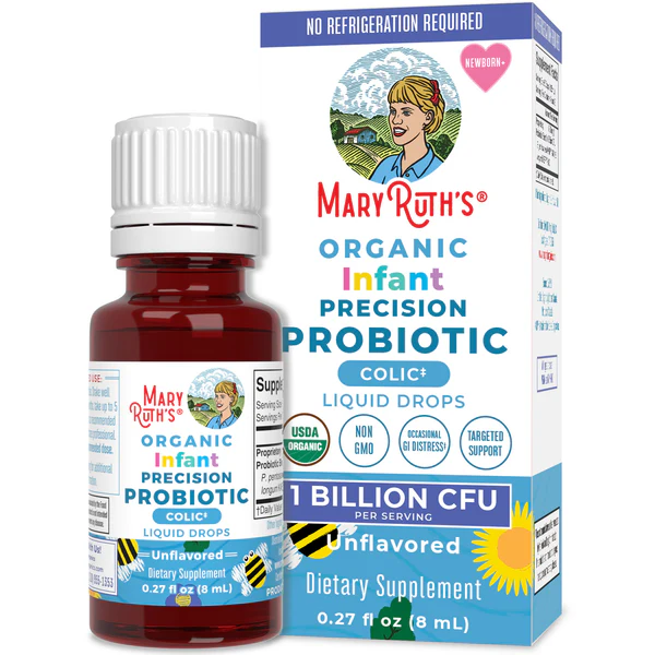 Organic Infant Precision Probiotic Colic Liquid Drops 0.27 fl oz (28ml)