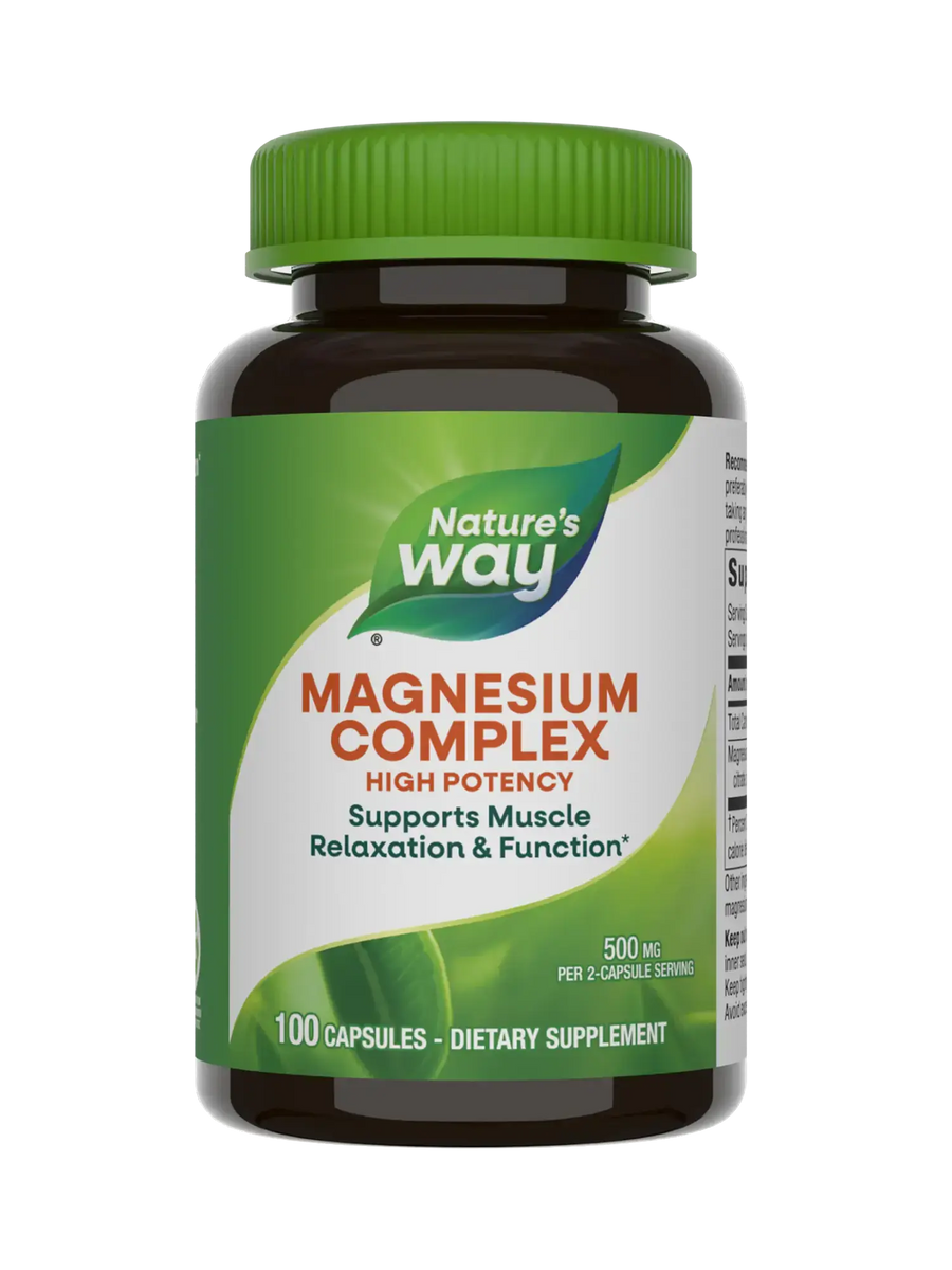 Complejo de Magnesio - 500mg - 100 Cápsulas