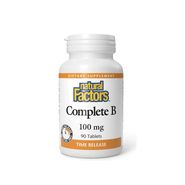 Completo B 100 mg Liberación de Tiempo 90 tab, Natural Factors