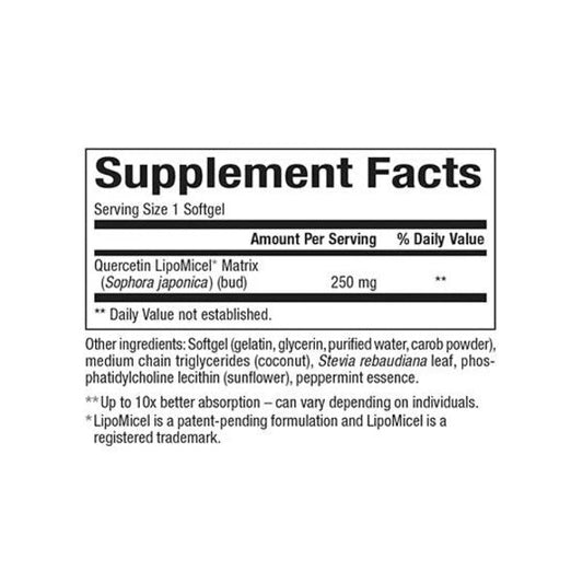 Quercetina LipoMicel Matrix 30 sg, Natural Factors