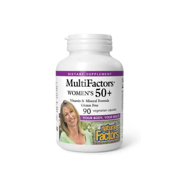 MultiFactors® Mujeres 50+ 90 vcap, Natural Factors