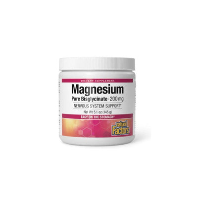 Bisglicinato de Magnesio 200 mg 5.1 oz, Natural Factors