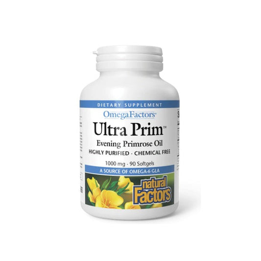 OmegaFactors® Ultra Prim™ EPO 1,000 mg / 100 mg GLA 90 sg, Natural Factors