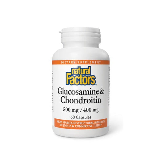 Glucosamina & Condroitina 500 mg & 400 mg 60 cap, Natural Factors
