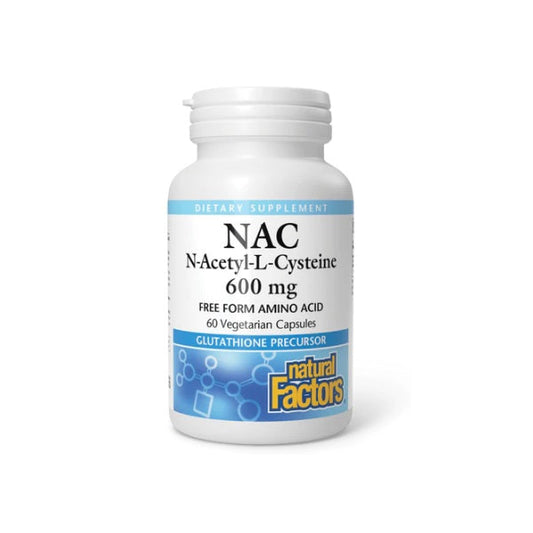 N-Acetil-L-Cisteína 600 mg 60 vcap, Natural Factors