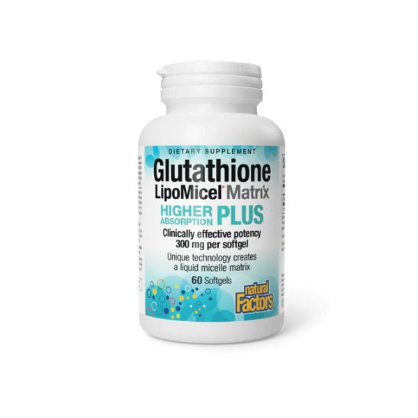 Matriz de Lipomicel de Glutatión 300 mg 60 sg, Natural Factors