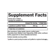 Matriz de Lipomicel de Glutatión 300 mg 90 sg, Natural Factors