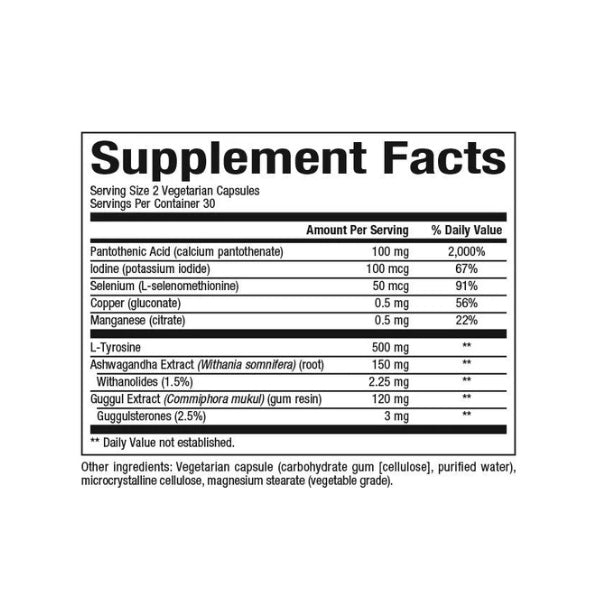 Formula Salud contra Tiroides 60 vcap, Natural Factors