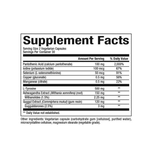 Formula Salud contra Tiroides 60 vcap, Natural Factors