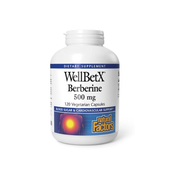 WellBetX® Berberina 500 mg 120 vcap, Natural Factors