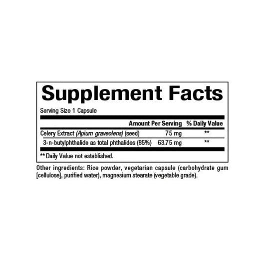 Extracto de Semilla de Apio 85% 3-n-Alholva 60 vcap, Natural Factors