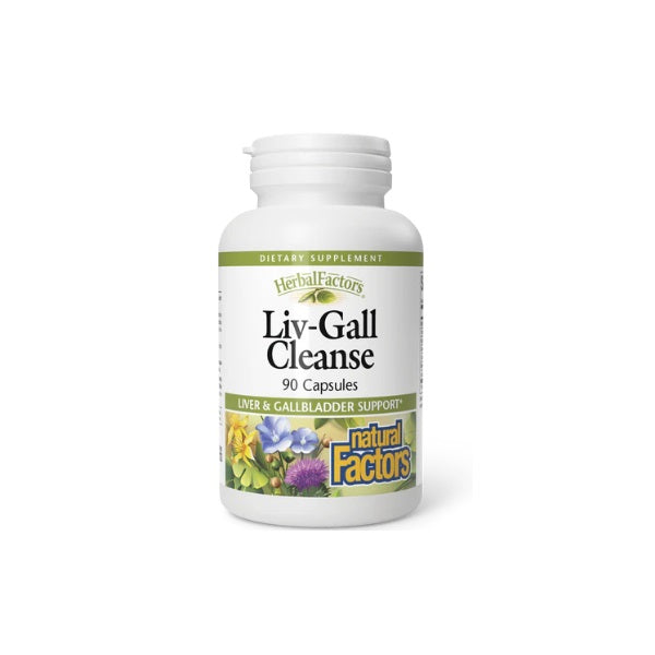 HerbalFactors® Limpieza Liv-Gall (Hígado, Vesícula Biliar) 90 cap, Natural Factors