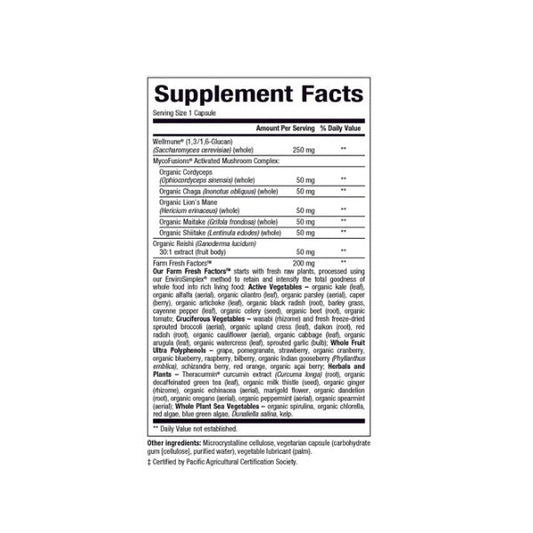 Whole Earth & Sea® Super Hongo 30 vcap, Natural Factors