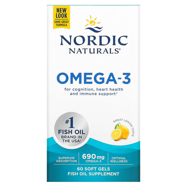 Omega 3 (60 softgels) NORDIC NATURAL'S