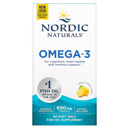 Omega 3 (60 softgels) NORDIC NATURAL'S