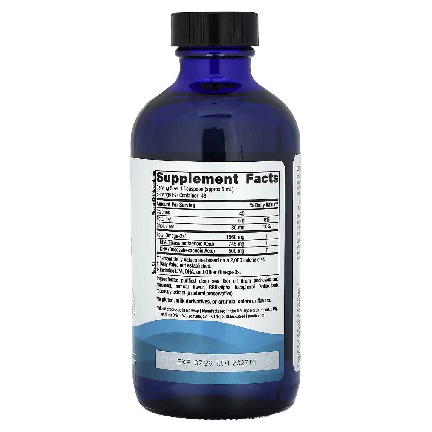 Omega-3 - 1,560mg - 237ml