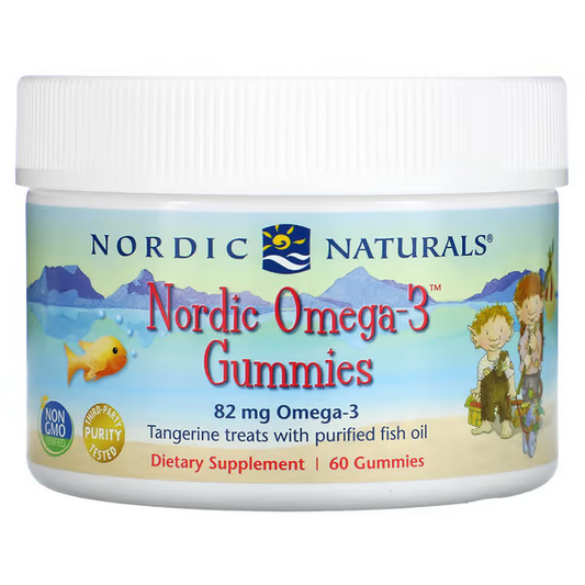 Nordic Omega 3 - 82mg - Mandarina - 60 Gomitas