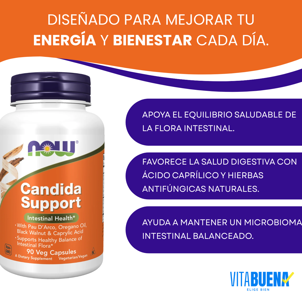Candida Support (90 VegCaps)