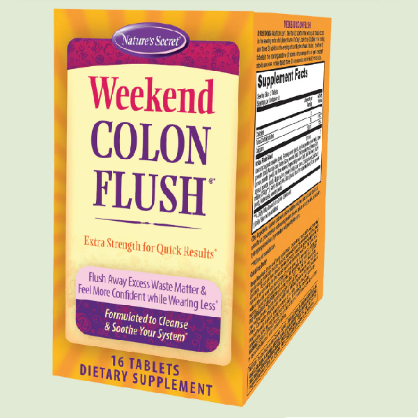 Weekend Colon Flush (16 tab), Nature's Secret