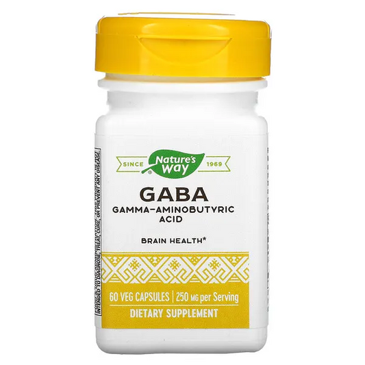 GABA - 250mg - 60 Cápsulas Vegetales