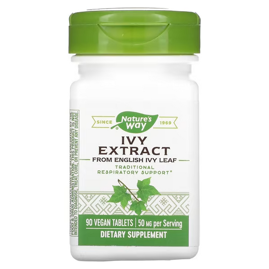 Hiedra Inglesa - Extracto - 50mg - 90 Tabletas Veganas
