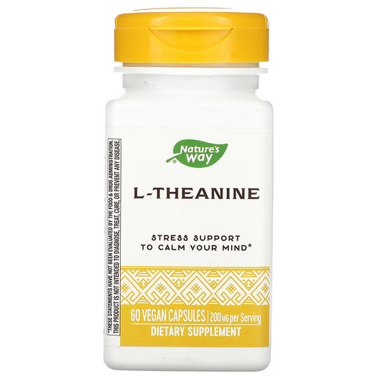 L-Teanina - 200mg - 60 Cápsulas Veganas