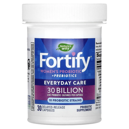 OFERTA 25% Fortify® 30 Billion Probiotico Diario para Mujeres (30 caps), Nature's Way