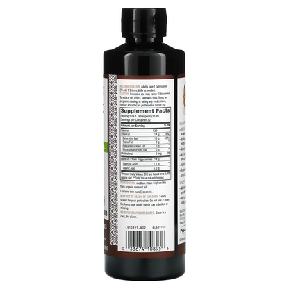 Aceite MCT Orgánico Líquido - 14g - 480ml