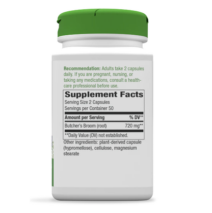 Rusco - Raíz - 720mg - 100 Cápsulas Veganas